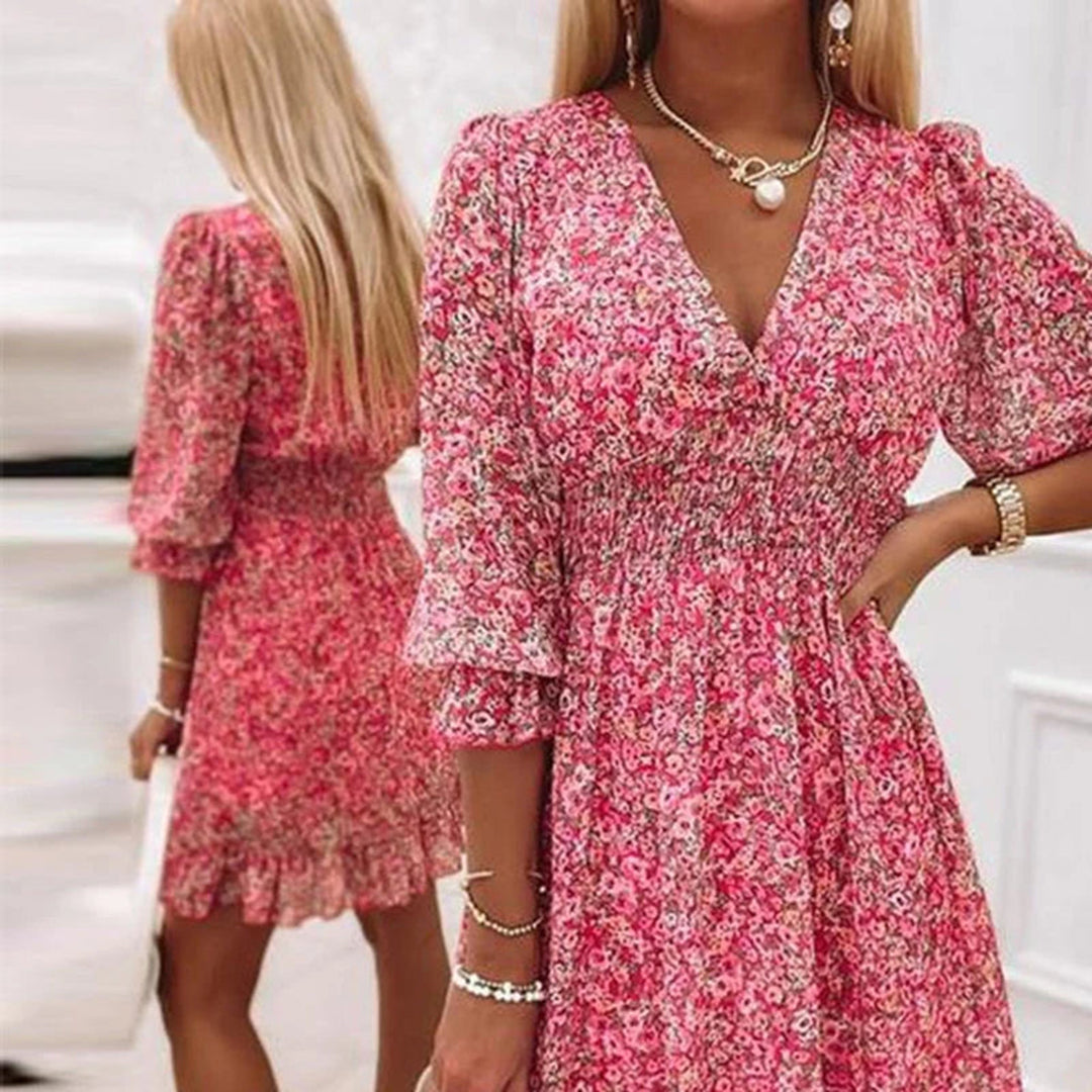 Luftiges und Elegantes Midi-Sommerkleid Damen - Jannine 4
