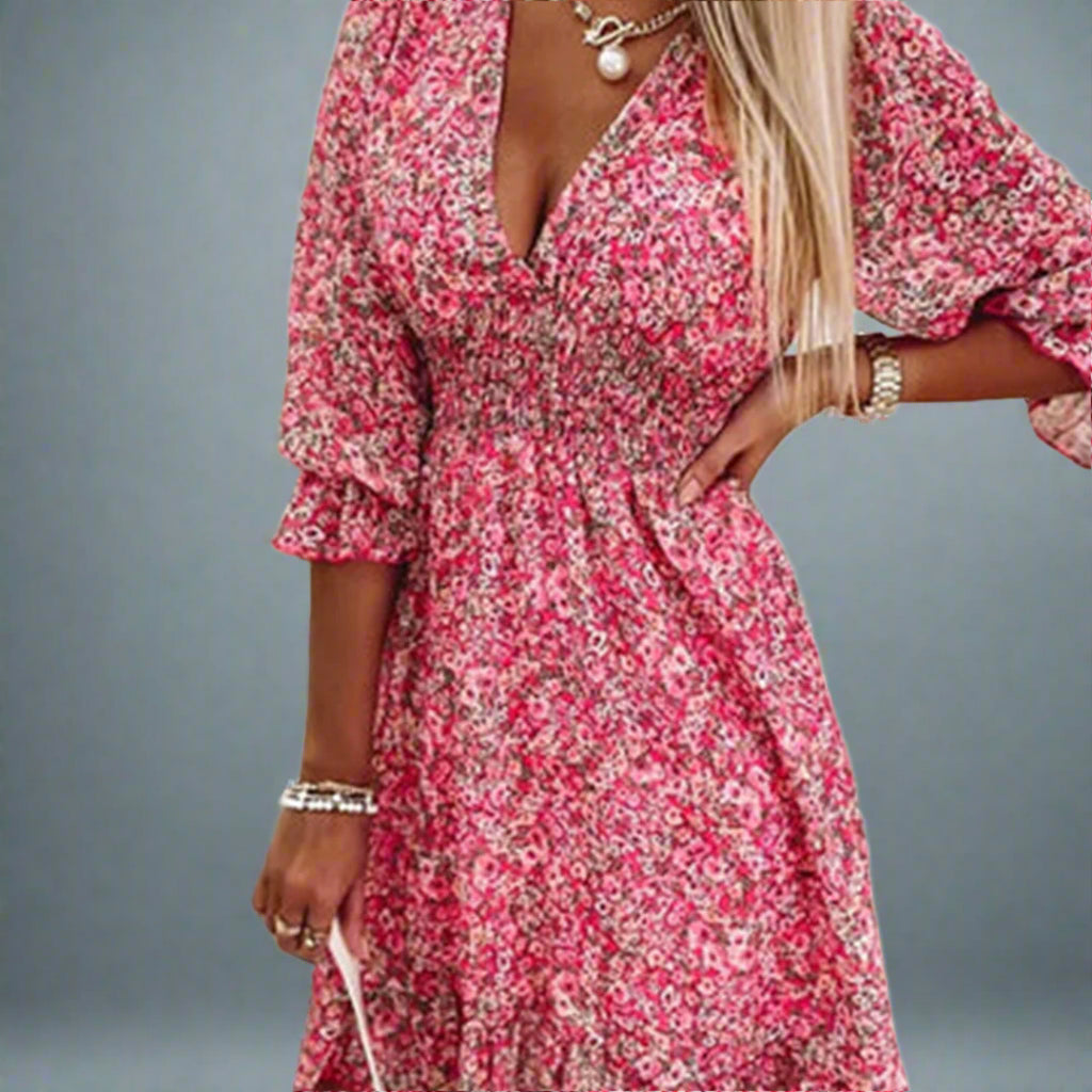 Luftiges und Elegantes Midi-Sommerkleid Damen - Jannine 1