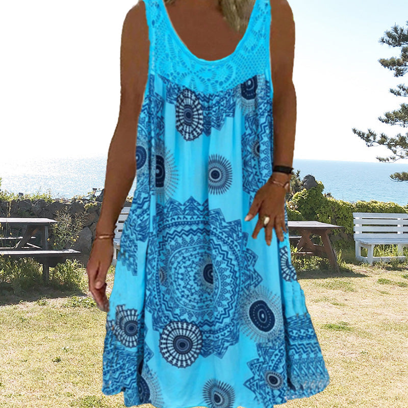 MARISSA – KUSTBRIES MOUWLOZE MIDI JURK 9
