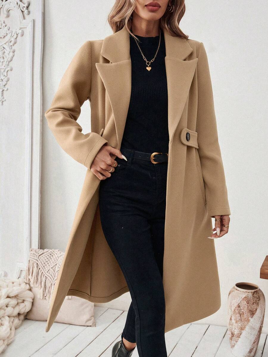 Mantel Damen | Klassischer Revers & Schlanke Silhouette 11
