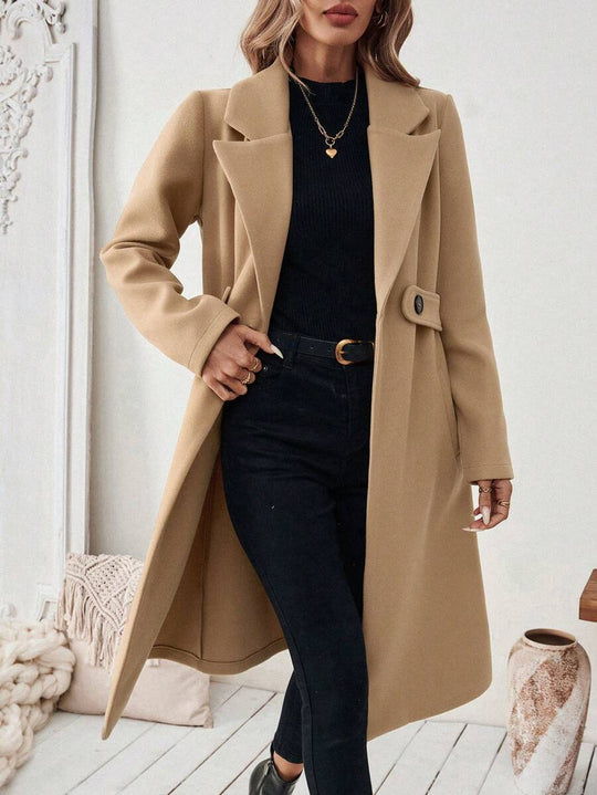 Mantel Damen | Klassischer Revers & Schlanke Silhouette 11