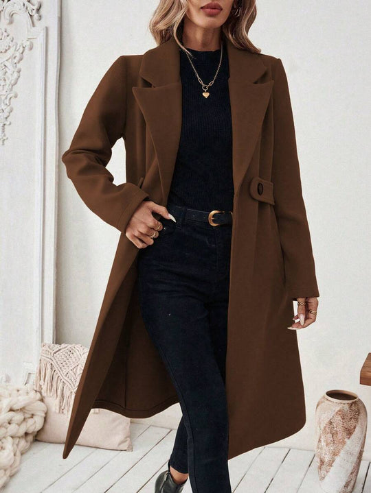 Mantel Damen | Klassischer Revers & Schlanke Silhouette 15
