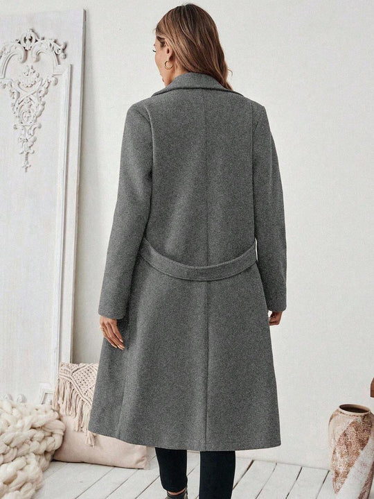 Mantel Damen | Klassischer Revers & Schlanke Silhouette 23