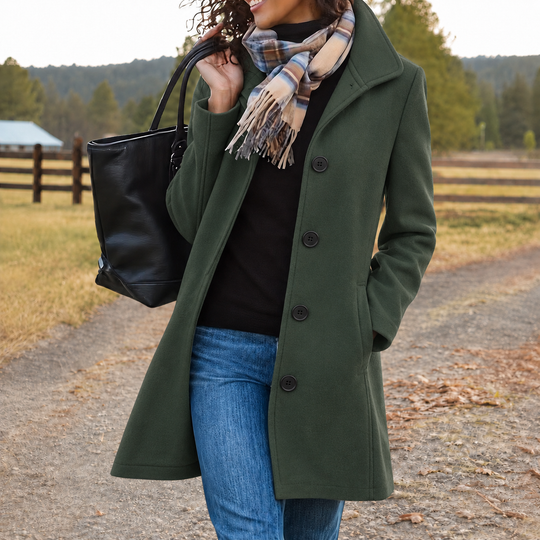 Mantel Damen | Knopfleiste & Lässiger Schnitt