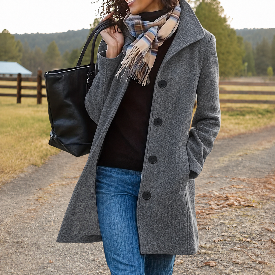 Mantel Damen | Knopfleiste & Lässiger Schnitt