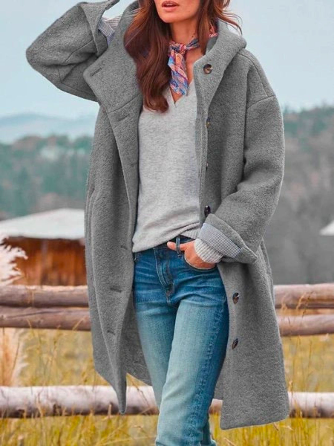 Mantel Damen mit Kapuze | Leicht & Warm