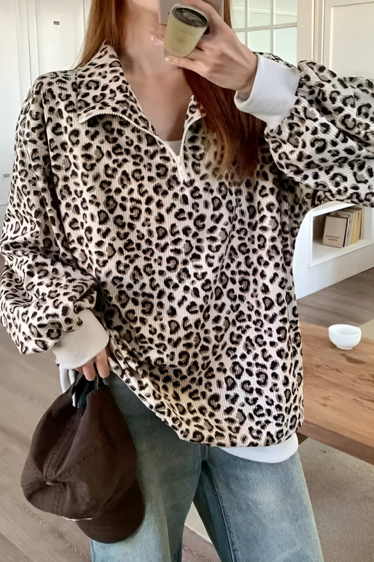 Mara™ | Comfortabele Luipaardprint Trui 4