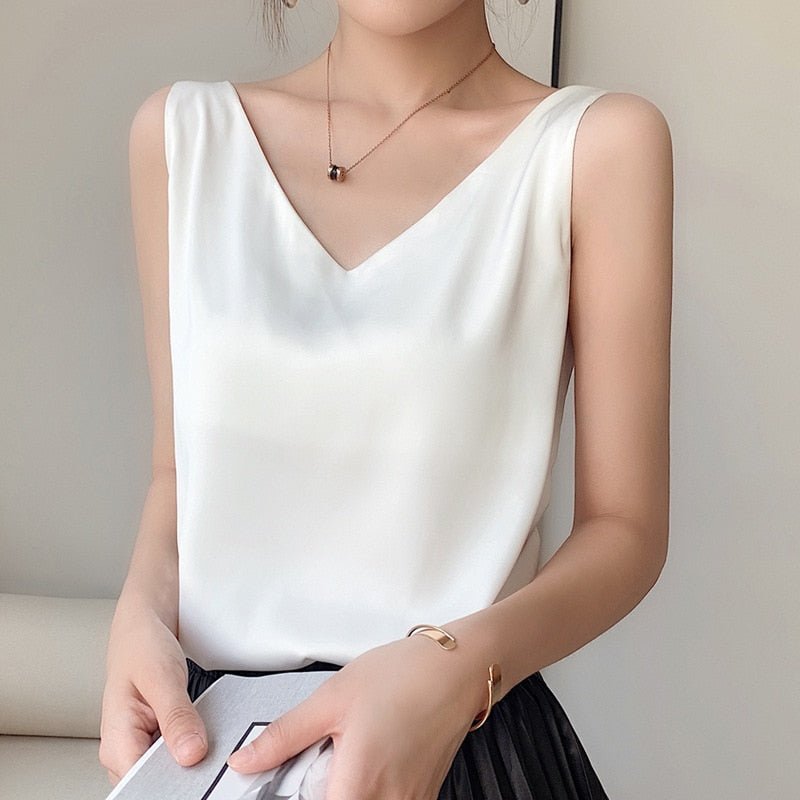 Maria | Elegante zijden tanktop 4