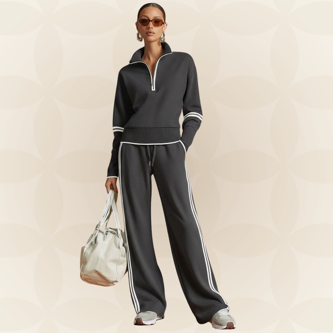 Marieke – Comfortabel set met brede pijpen 3