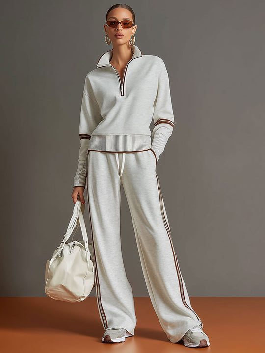 Marieke – Comfortabel set met brede pijpen 8