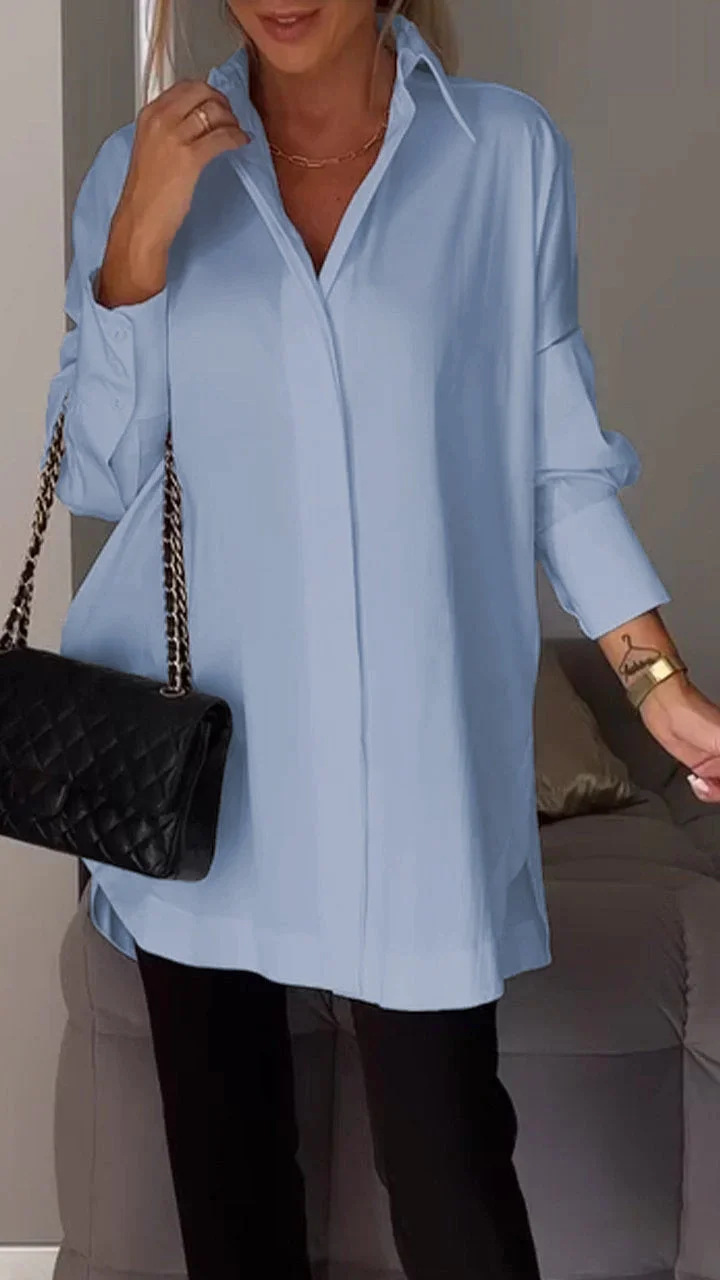 Martina | Stijlvol oversized casual overhemd 4