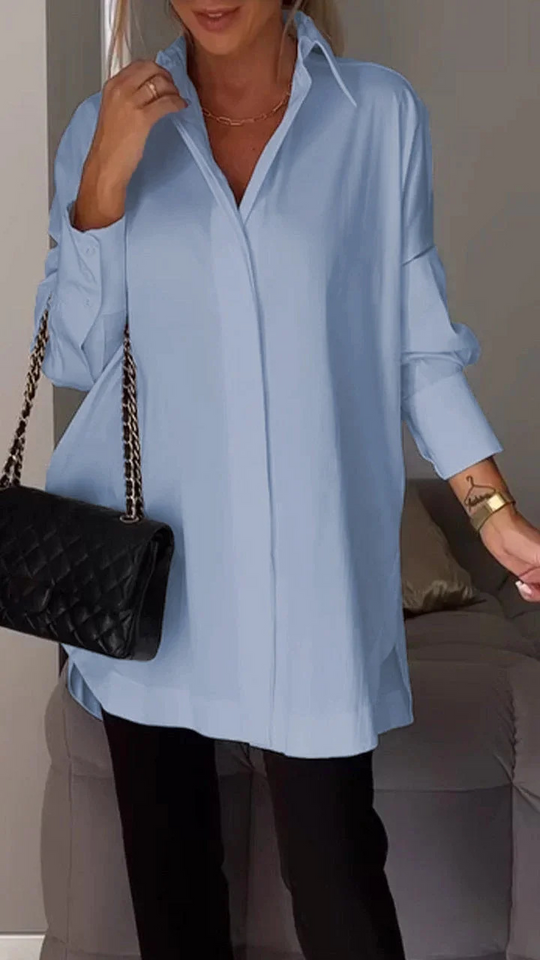Martina | Stijlvol oversized casual overhemd 4