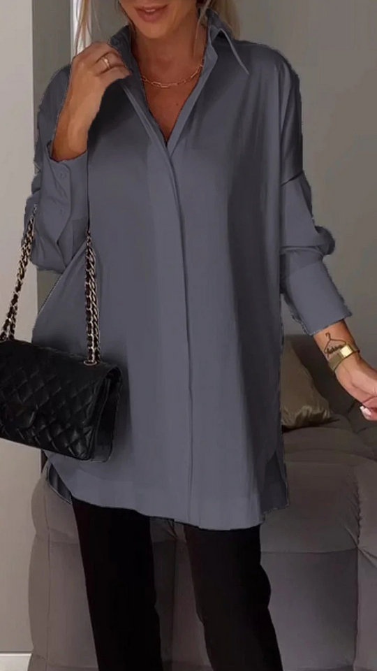 Martina | Stijlvol oversized casual overhemd 6