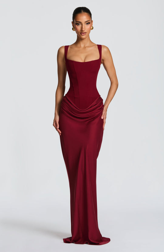Maxi Jurk Dames | Corset Silhouet