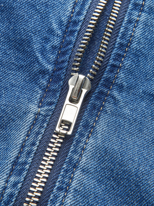 Maxi Jurk Dames | Denim Corset & Vrouwelijk Zomers Silhouet