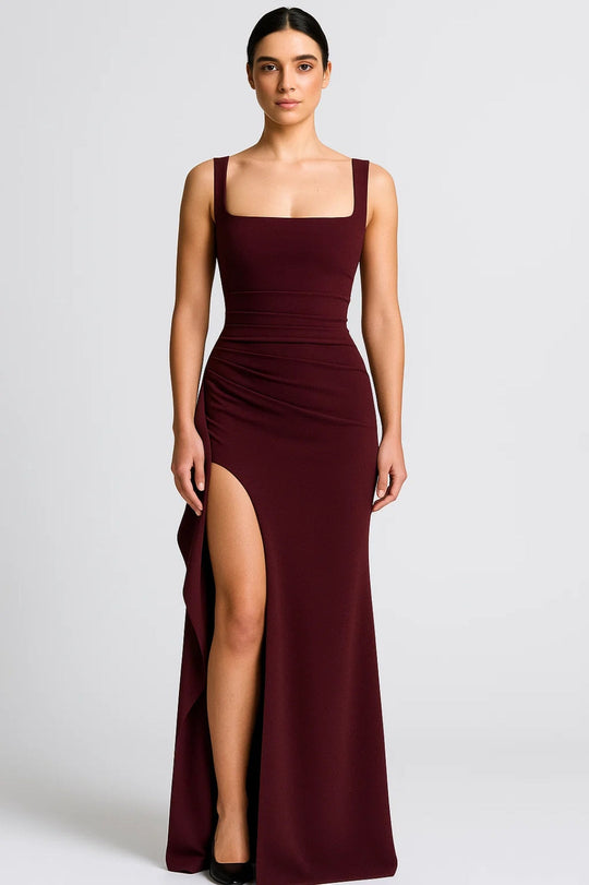 Maxi Jurk Dames | Hoge Split & Flatterende Pasvorm