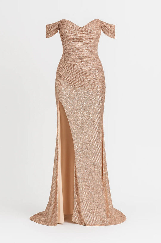 Maxi Jurk Dames | Off-Shoulder Look & Hoge Split