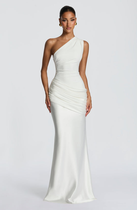 Maxi Jurk Dames | One-Shoulder Design