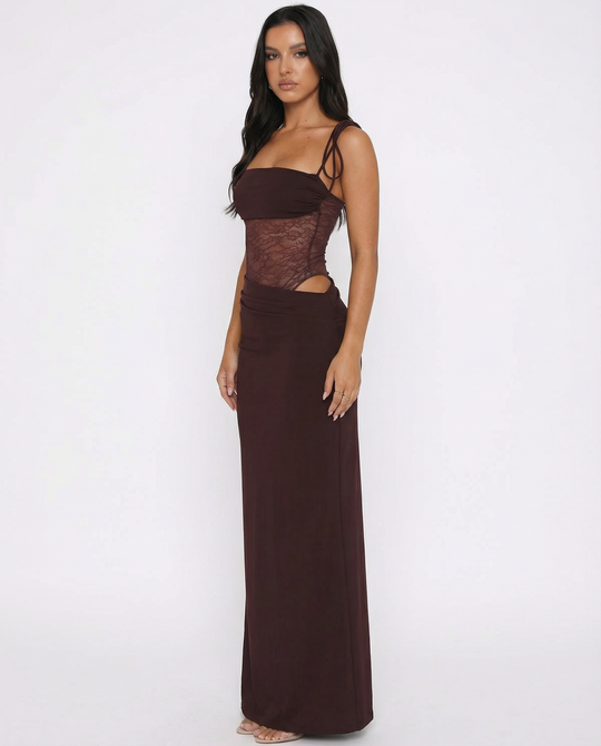 Maxi Jurk Dames | Sensuele Taille Cut-Out