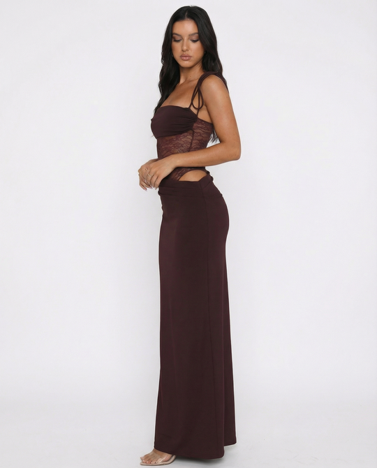 Maxi Jurk Dames | Sensuele Taille Cut-Out