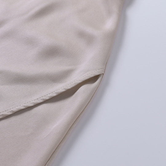 Maxi Jurk Dames | V-hals & Geplooide Details voor Zomerse Elegantie