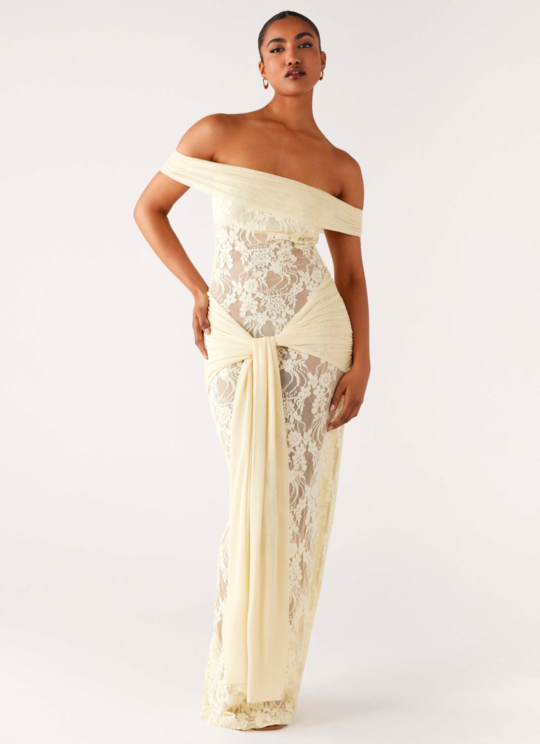 Maxi Jurk Dames | Verfijnde Buste-Overlay