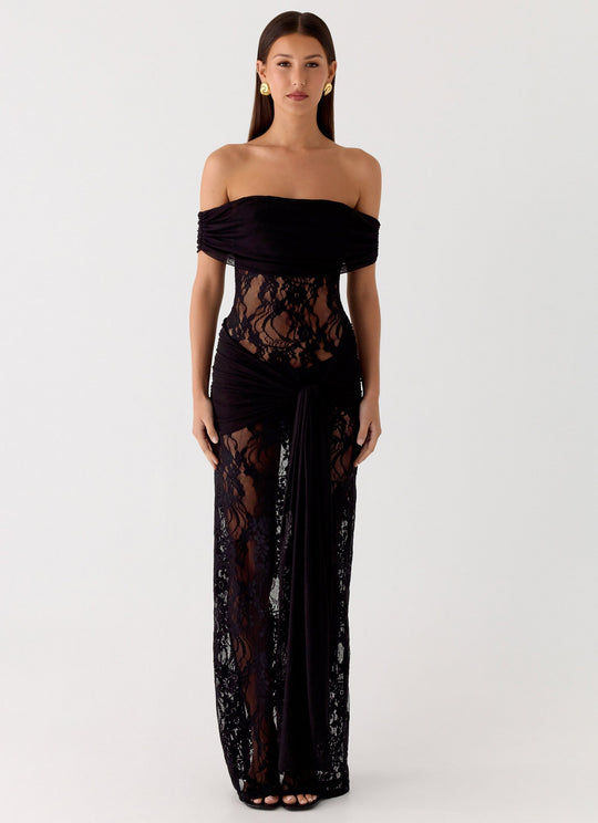 Maxi Jurk Dames | Verfijnde Buste-Overlay