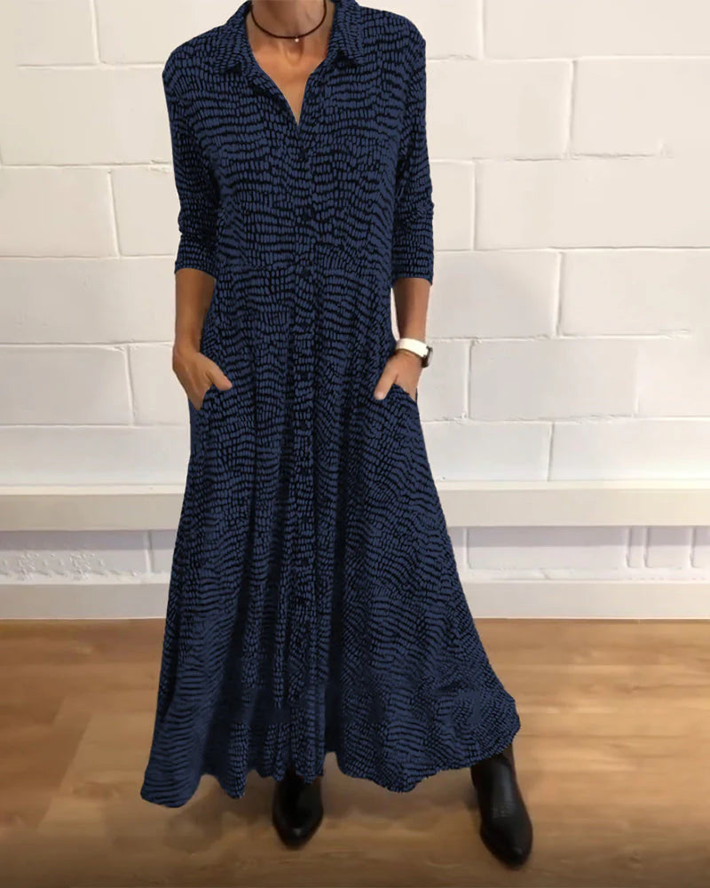 Maxi Jurk Dames | Zakken & Flatterend Taille-Effect