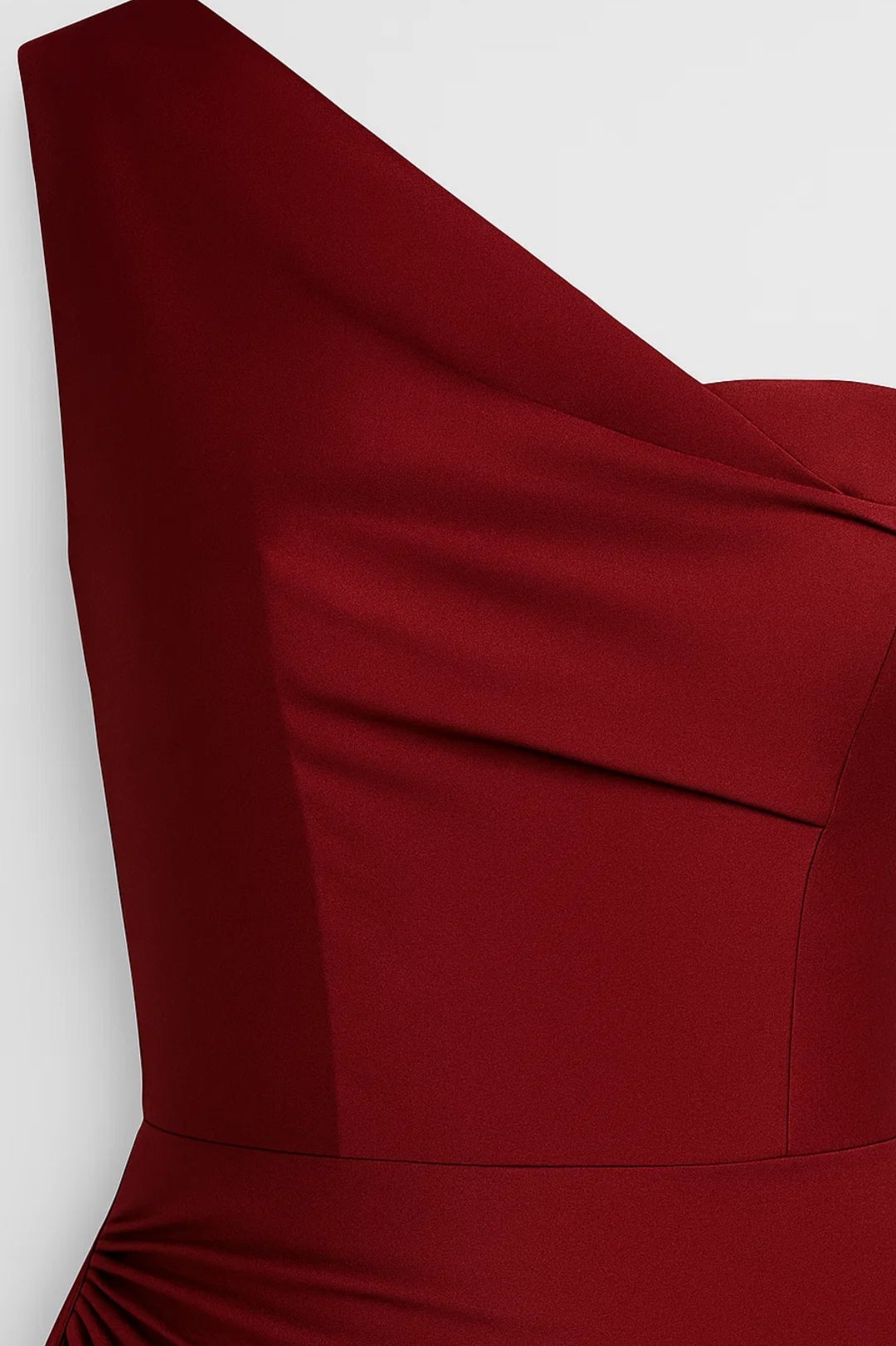 Maxi Jurk | One Shoulder Design & Flatterende Drapering