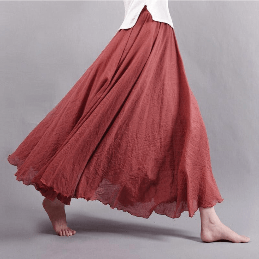 Maxi Rok Dames | Zwierige A-lijn & Luchtig Comfort