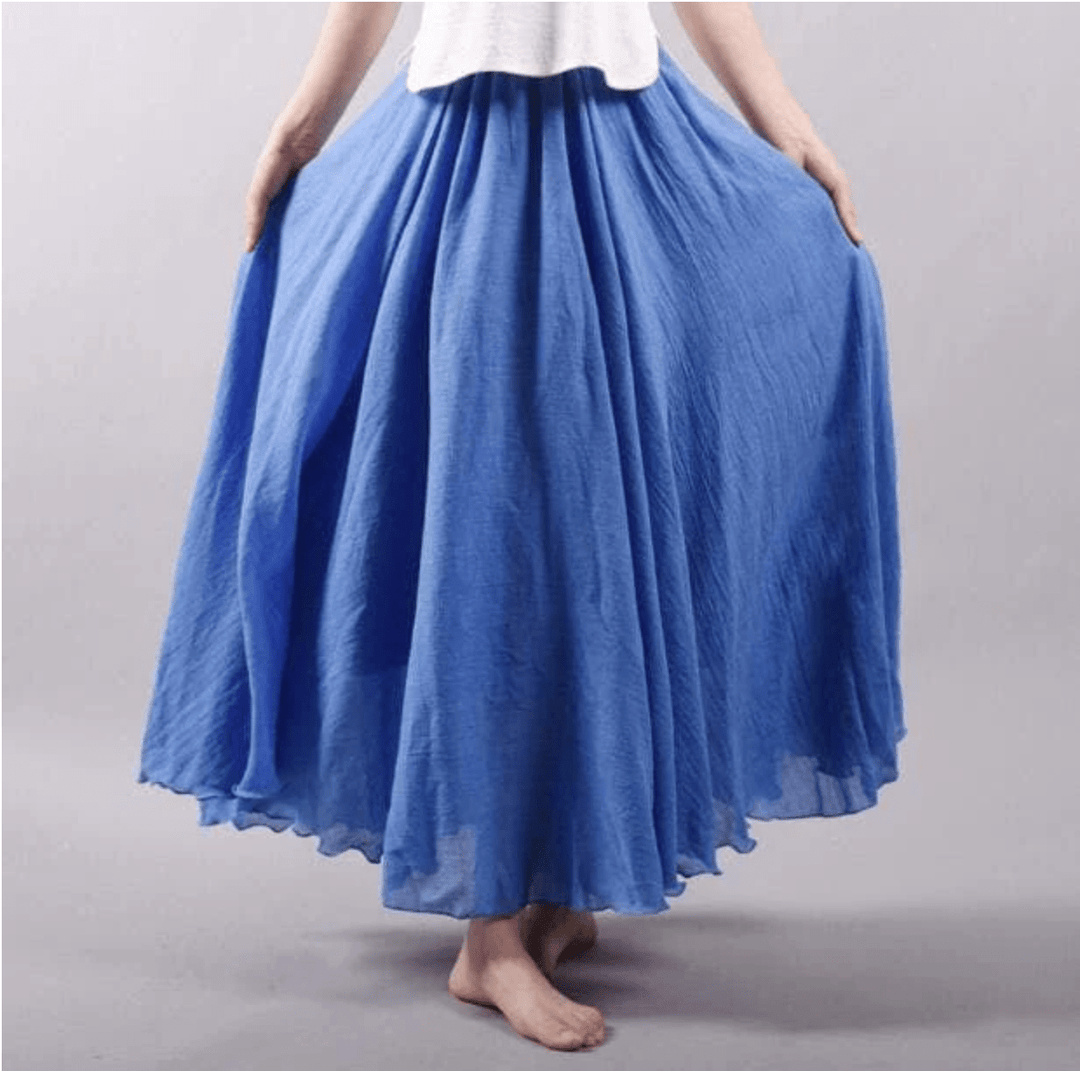 Maxi Rok Dames | Zwierige A-lijn & Luchtig Comfort
