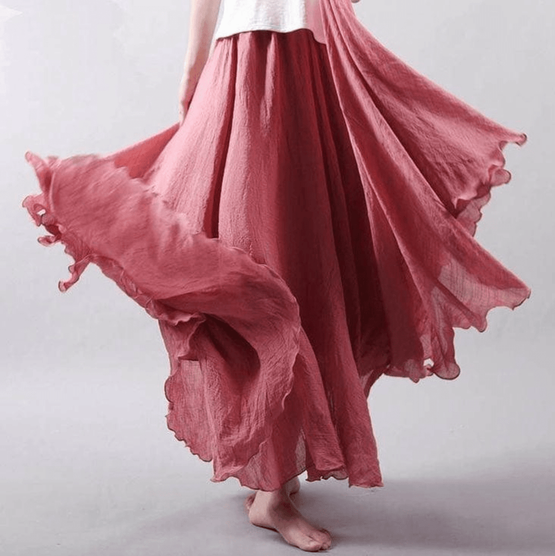 Maxi Rok Dames | Zwierige A-lijn & Luchtig Comfort