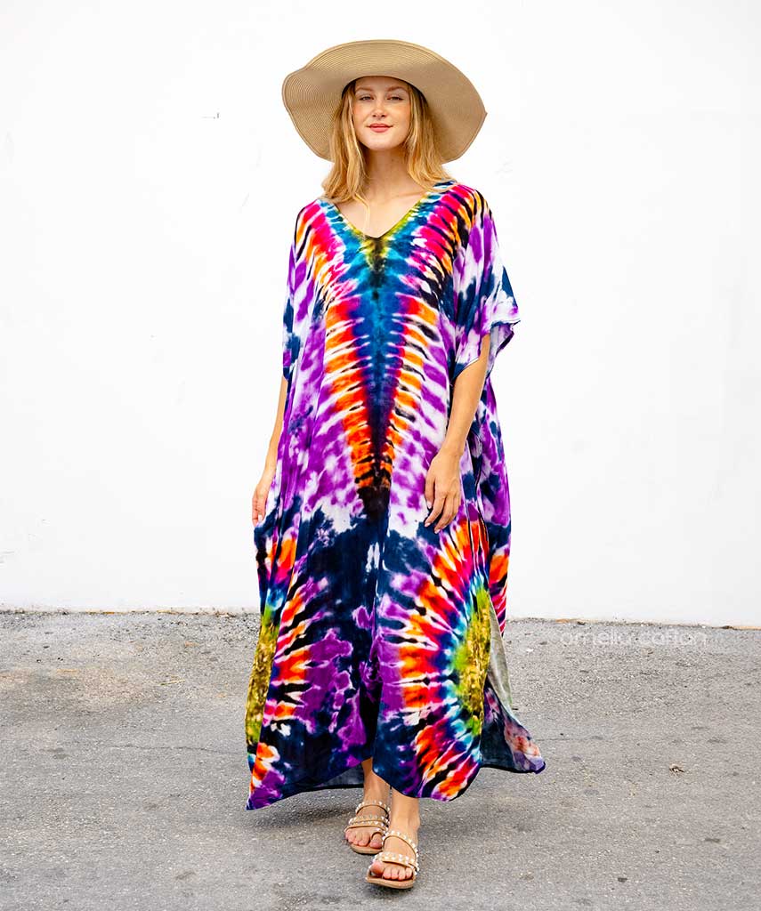 Maxi-Sommerkleid Damen im Hawaii-Stil - Salve 12