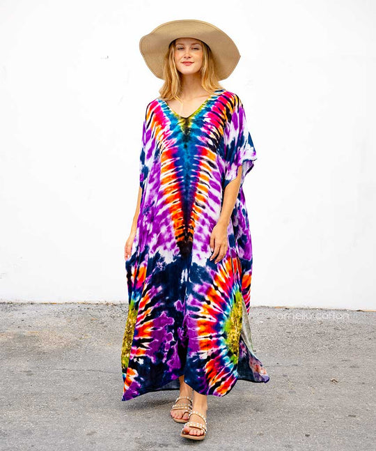 Maxi-Sommerkleid Damen im Hawaii-Stil - Salve 12