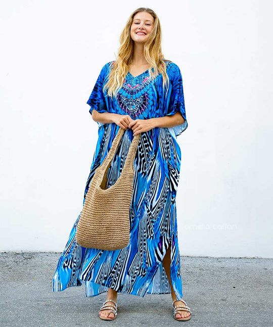 Maxi-Sommerkleid Damen im Hawaii-Stil - Salve 2