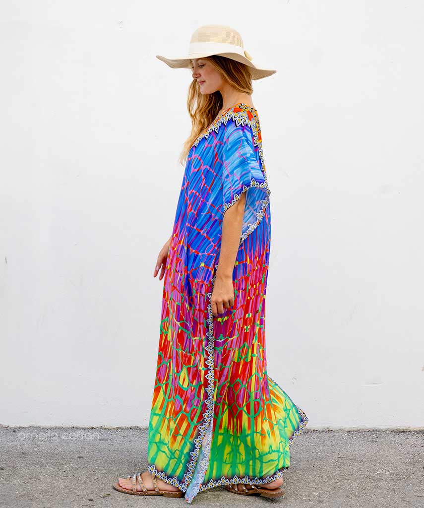 Maxi-Sommerkleid Damen im Hawaii-Stil - Salve 3