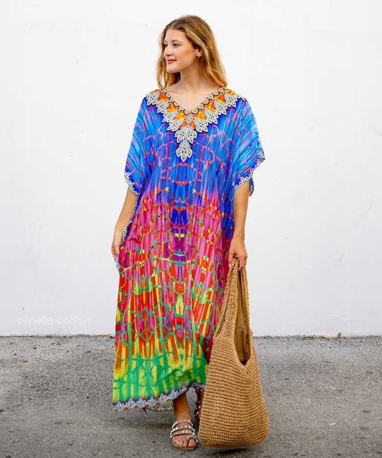 Maxi-Sommerkleid Damen im Hawaii-Stil - Salve 7