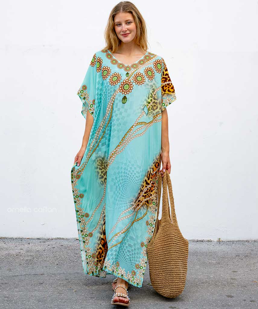 Maxi-Sommerkleid Damen im Hawaii-Stil - Salve 9