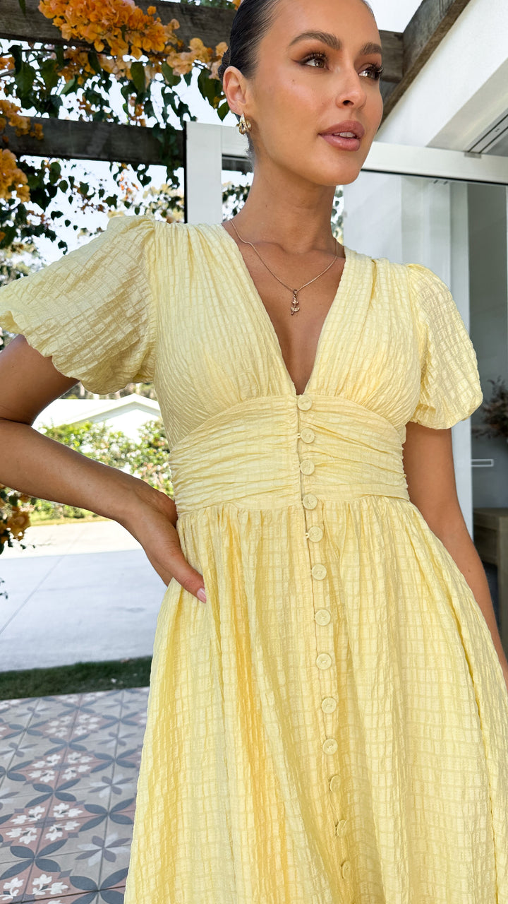 Maxi-Sommerkleid Damen mit Tiefem V-Ausschnitt - Evelyn