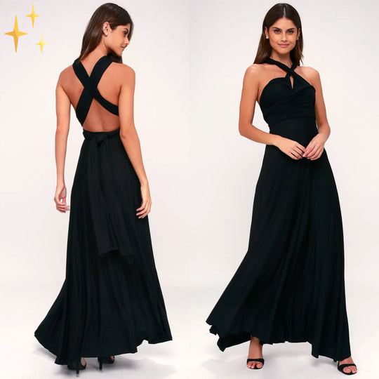 Maxi-Wickelkleid Damen für Hochzeitsgäste - Fiete 4