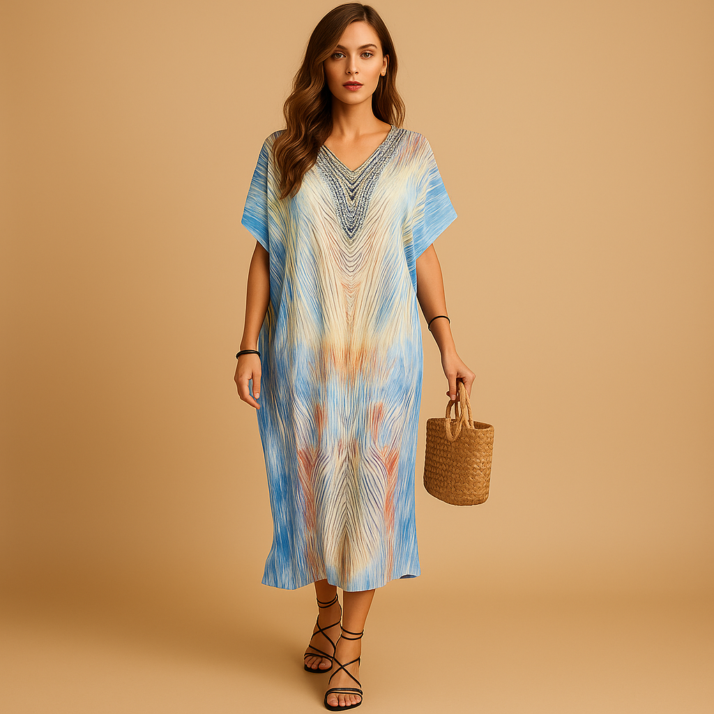 Maxi Zomerjurk Dames | Boho Print & Vrouwelijk Comfort