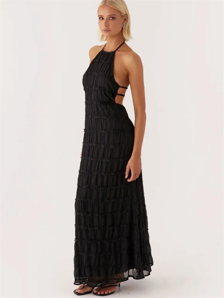 Maxikleid Damen | Neckholder & Offener Rücken 2