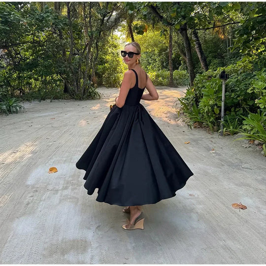 Maxikleid Damen mit Taillenformer - Isabella
