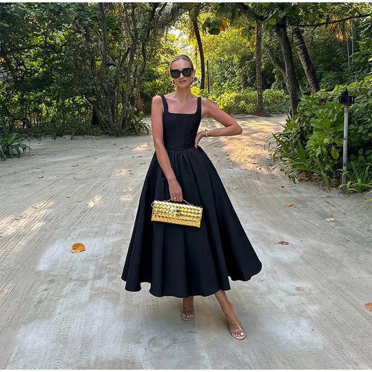 Maxikleid Damen mit Taillenformer - Isabella