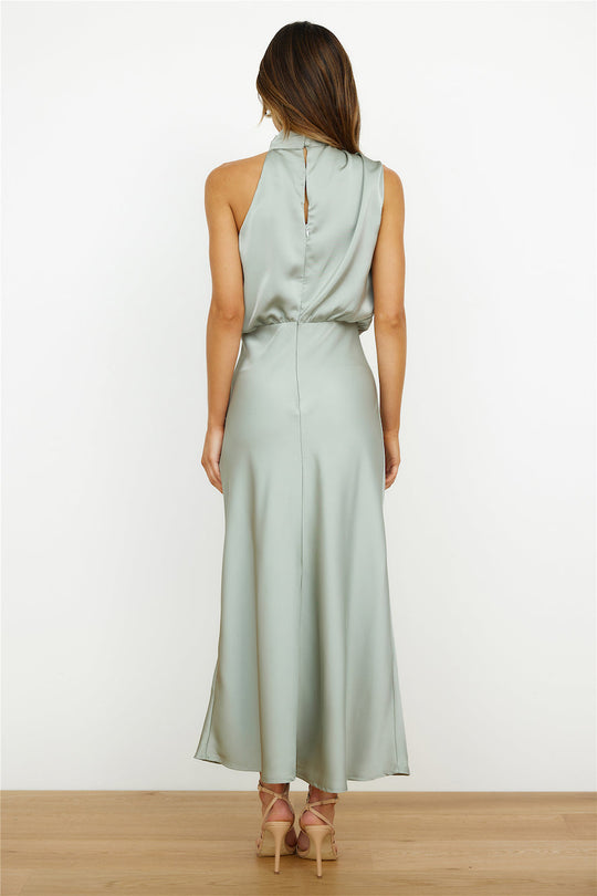 Midi Jurk Dames | Asymmetrische Halslijn & Flatterende Slim Fit