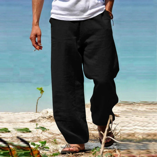 Milan | Linnen Broek Mannen – Casual Zomerbroek voor Stijlvolle Comfort 1