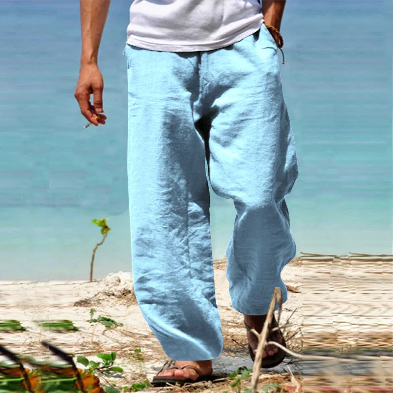 Milan | Linnen Broek Mannen – Casual Zomerbroek voor Stijlvolle Comfort 2