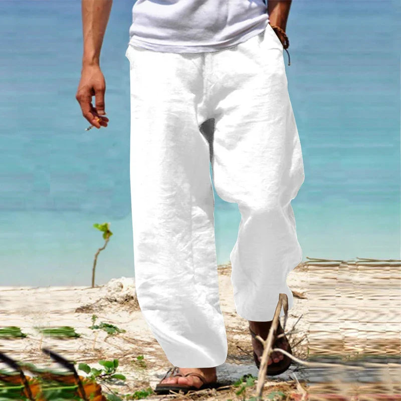 Milan | Linnen Broek Mannen – Casual Zomerbroek voor Stijlvolle Comfort 4