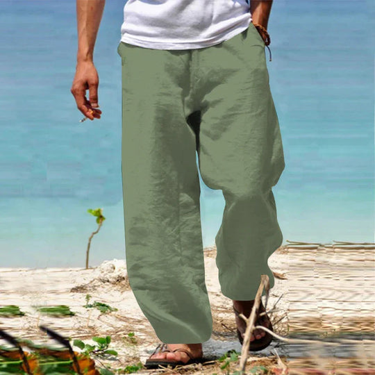 Milan | Linnen Broek Mannen – Casual Zomerbroek voor Stijlvolle Comfort 5