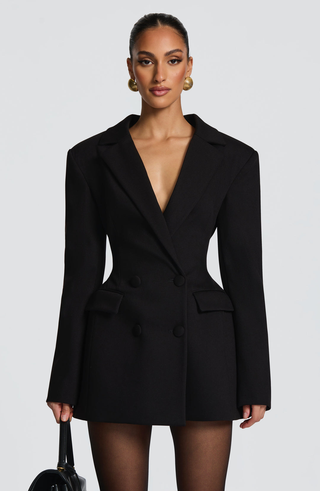 Mini Jurk Dames | Double-Breasted Blazer